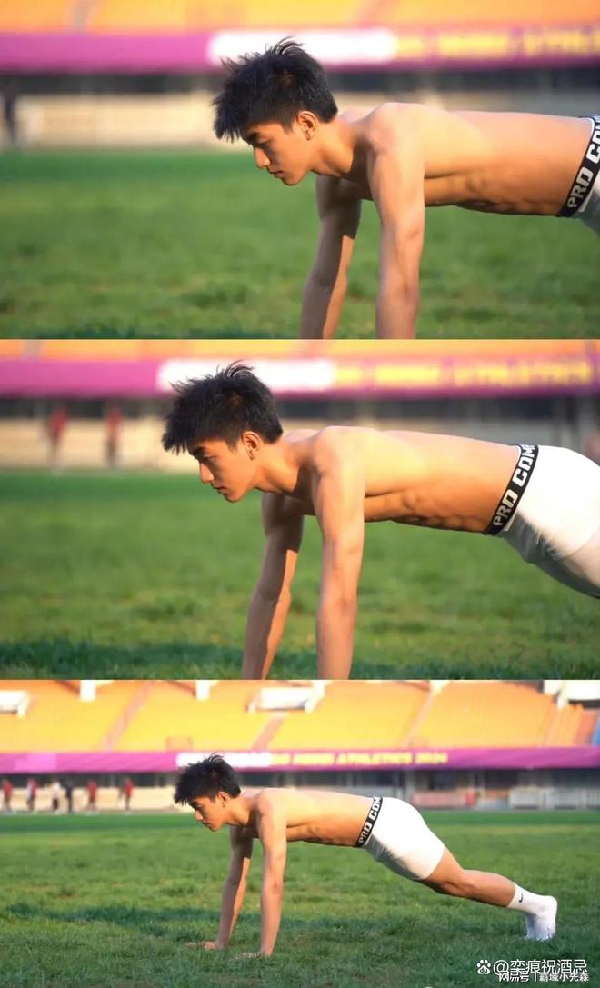 薄肌鲜肉弟弟穿高弹紧身裤体育生魅力无人能挡这诱惑太上头了(图3)