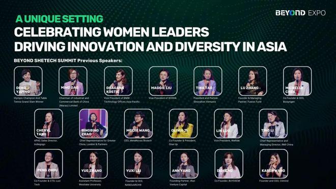 BEYONDExpo专题｜直面女性成功故事尽在BEYONDSHETECH女性科技峰会(图1)
