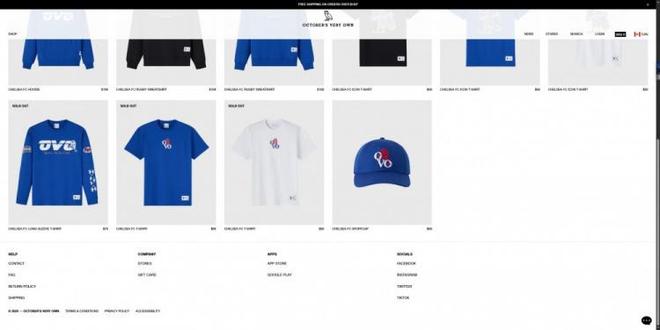 切尔西联动Drake旗下潮牌OVO发布联名服饰最贵一款夹克超6000元(图2)