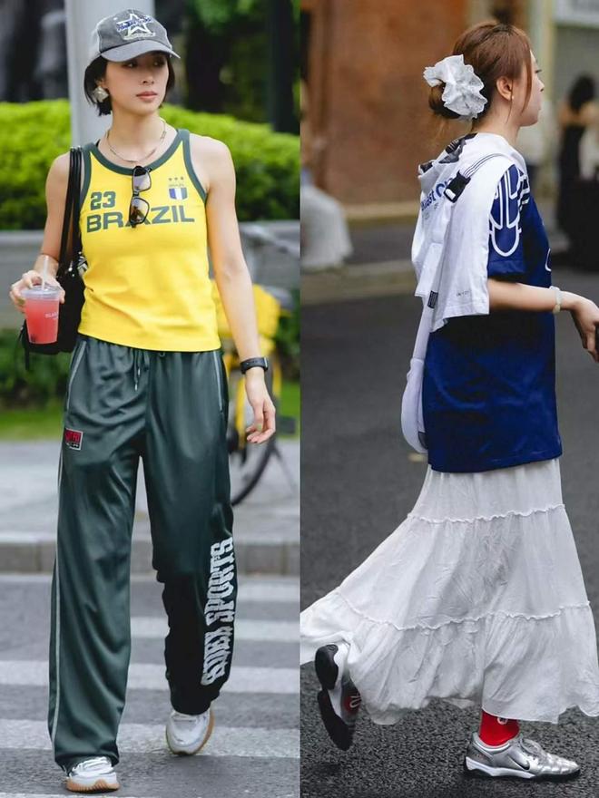 看了上海街拍才知道今年夏天“运动混搭风”太火了慵懒好看(图2)