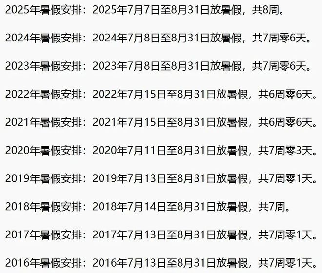 最新！今年将迎超长暑假！多区中小学期末考试时间出炉！(图2)