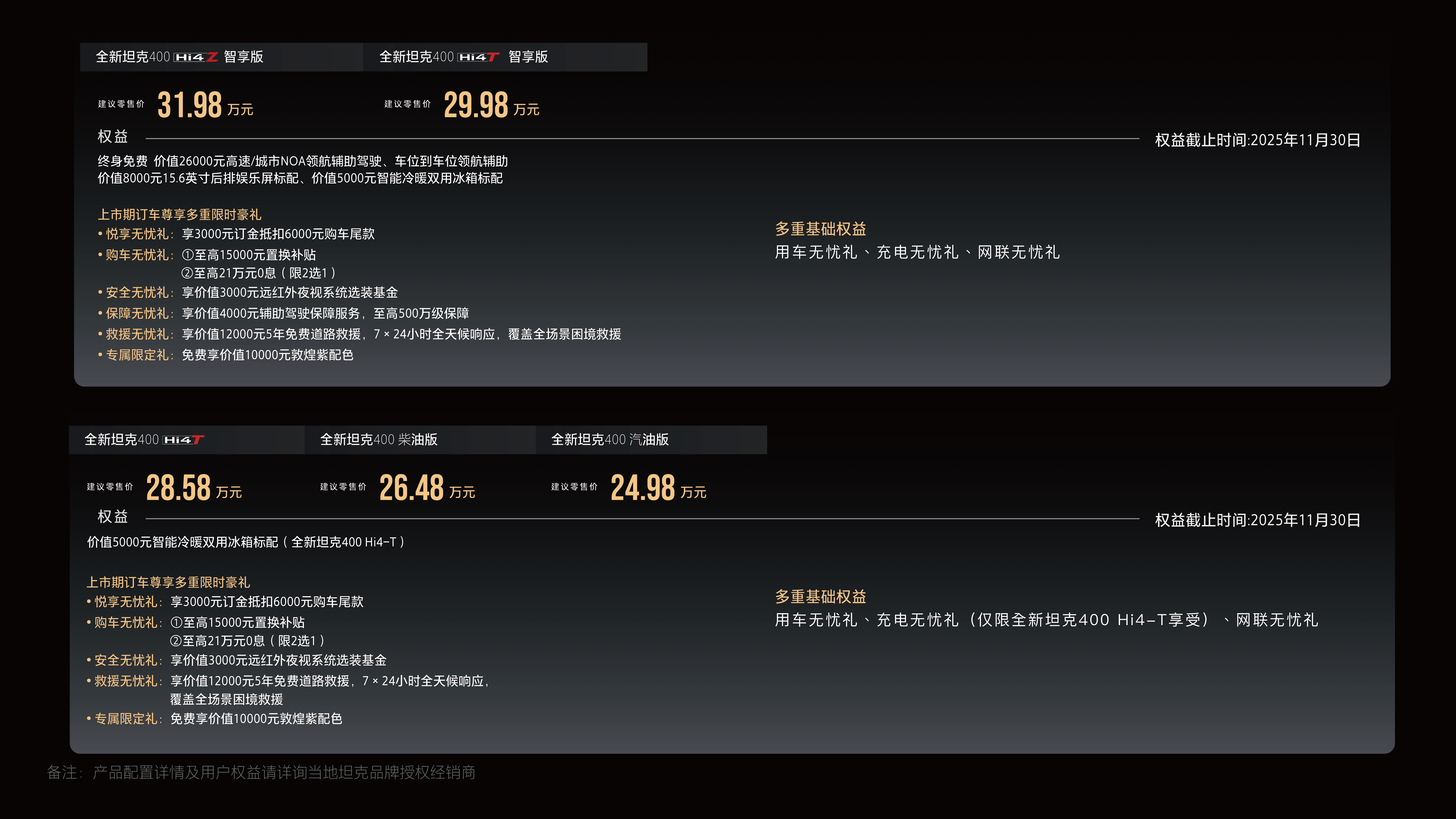 上市价格2498万起全新坦克400领衔开启潮酷越野新时代(图2)