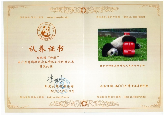 博斯绅威：与大熊猫同行的十五年公益征程(图2)