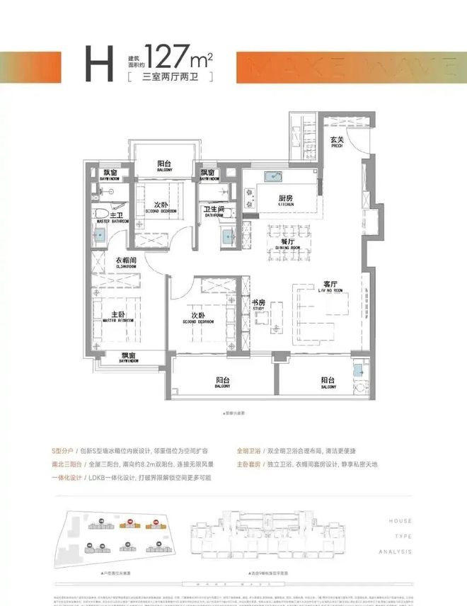 9号线TOD实景准现房『招商时代潮派』约91-127㎡3房！6站漕河泾(图8)